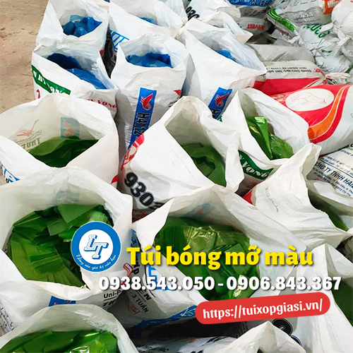 Sỉ túi bóng mỡ màu giá rẻ