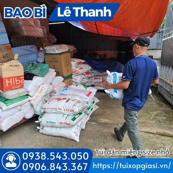Sỉ túi dán miệng size nhỏ