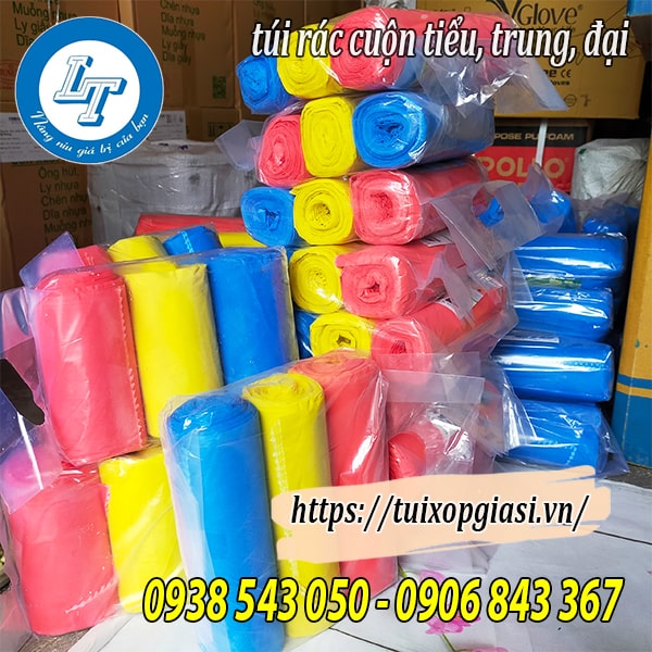 Sỉ túi đựng rác cuộn tiểu, trung, đại Sỉ túi đựng rác cuộn tiểu, trung, đại