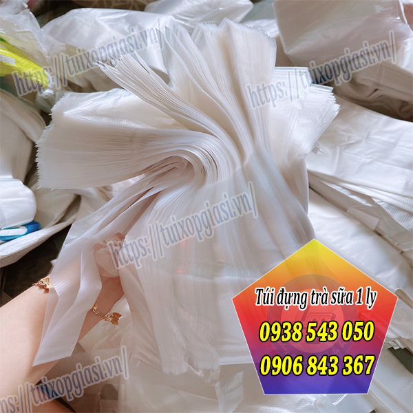 Sỉ túi đựng trà sữa 1 ly Sỉ túi đựng trà sữa 1 ly