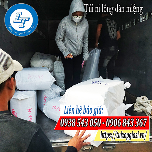 Sỉ túi ni lông dán miệng đựng khẩu trang giá rẻ