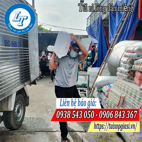 Sỉ túi li lông dán miệng giá rẻ