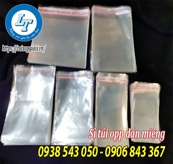 Sỉ túi opp dán miệng khu vực miền nam Sỉ túi opp dán miệng khu vực miền nam