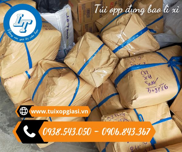 Sỉ túi opp đựng bao lì xì cục 10kg