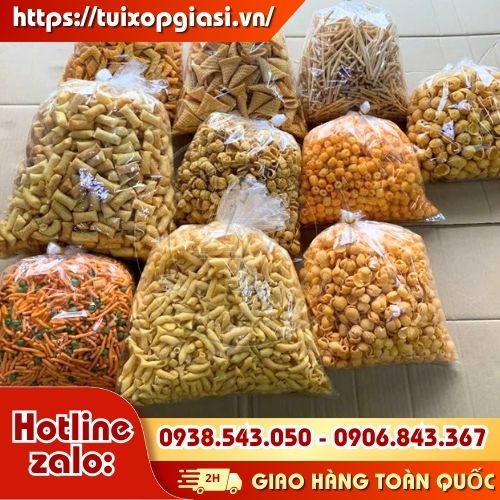 Túi pp kiếng đựng bánh kẹo tết