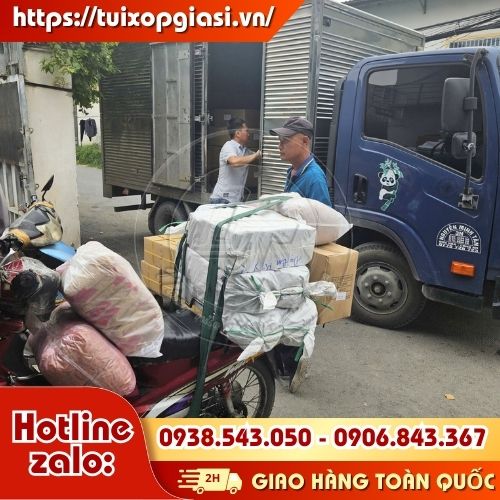 Lên hàng túi pp kiếng cho khách