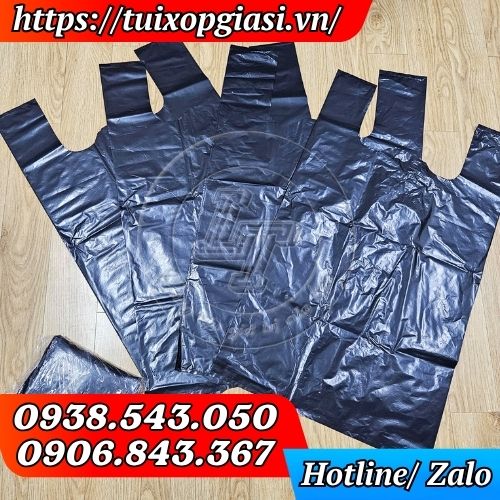 Túi xốp đen bóng