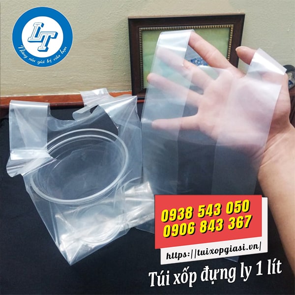 Sỉ túi xốp đựng ly 1 lít