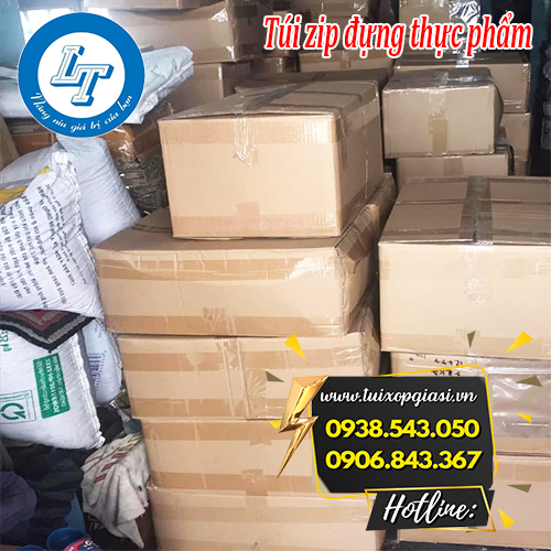 Sỉ túi zip đựng thực phẩm đủ loại