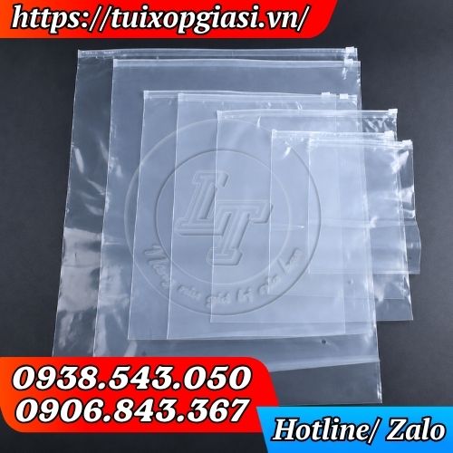 Túi zip khoá kéo đủ kích cỡ