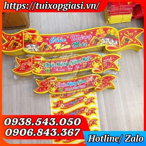 Tem dán chúc mừng năm mới đủ kích cỡ