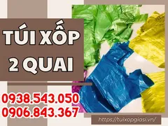 Bán buôn túi xốp hai quai đủ màu giá rẻ