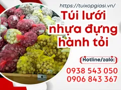 Bán sỉ lẻ túi lưới nhựa đựng hành tỏi giá sỉ