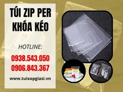Bán Giá Tốt TÚI ZIPPER CÓ KHÓA KÉO