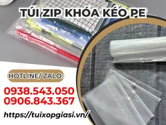 Bán sỉ TÚI ZIP KHÓA KÉO PE giá tốt