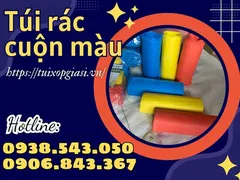 Bán túi rác cuộn màu giá rẻ bao 25kg