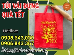Bán túi vải đựng quà tết giá rẻ nhất