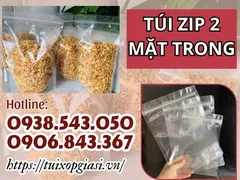 Bán túi zip 2 mặt trong đáy đứng giá rẻ