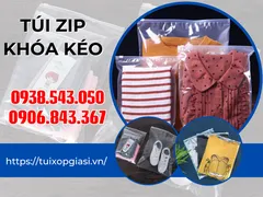 Bán túi zip khóa kéo giá rẻ, số lượng lớn