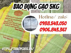 Bao đựng gạo 5kg giá sỉ tận xưởng