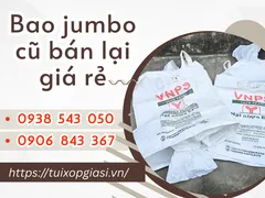 Bao jumbo cũ bán lại giá rẻ