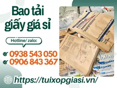 Bao tải giấy giá sỉ, bao đổi trả free
