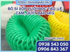 Bỏ sỉ xốp lưới bọc táo, lê, cam, quýt bao 5kg