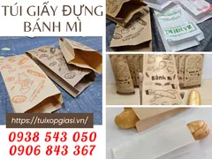 Chỗ bán túi giấy đựng bánh mì giá rẻ tại TPHCM