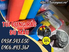 Chuyên sỉ giá rẻ túi đựng rác đủ màu, đủ size