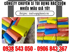 Công ty chuyên sỉ túi đựng rác cuộn nhiều màu giá tốt