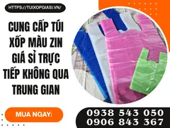 Cung cấp túi xốp màu zin giá sỉ trực tiếp không qua trung gian