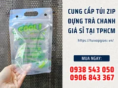 Cung cấp túi zip đựng trà chanh giá sỉ tại TPHCM