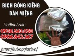 Địa chỉ bán bịch bóng kiếng dán miệng giá rẻ