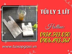 Địa chỉ lấy sỉ TÚI LY 1 LÍT giá tốt cho các quán nước
