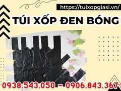 Địa chỉ sỉ túi xốp đen bóng đẹp giá tốt