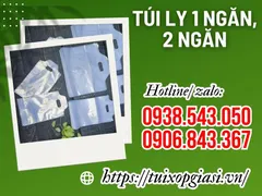 Giá túi ly một ngăn, hai ngăn đựng trà sữa giá rẻ