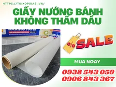 Giấy nướng bánh không thấm dầu 30cm giá sỉ sẵn kho, giao tận nơi