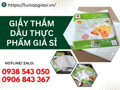 Giấy thấm dầu thực phẩm giá sỉ