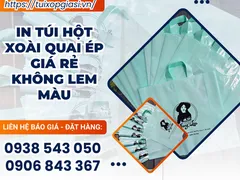 In túi hột xoài quai ép giá rẻ không lem màu