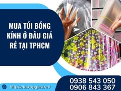 Mua túi bóng kính ở đâu giá rẻ tại TPHCM 