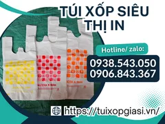 Nguồn sỉ túi xốp siêu thị in giá rẻ nhất tại tphcm