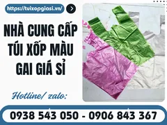 Nhà cung cấp túi xốp màu gai giá sỉ