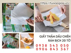 NƠI BÁN GIẤY THẤM DẦU CHIÊN RÁN BỊCH 20 TỜ GIÁ SỈ TPHCM