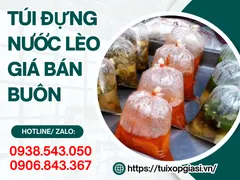 Nơi bỏ sỉ lẻ TÚI ĐỰNG NƯỚC LÈO giá bán buôn