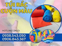 Nơi phân phối túi rác cuộn màu giá rẻ