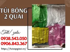 Sỉ túi bóng 2 quai đủ màu giá rẻ