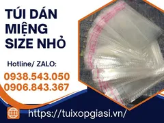 SỈ TÚI DÁN MIỆNG SIZE NHỎ ĐỰNG PHỤ KIỆN GIÁ RẺ