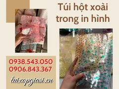 Túi hột xoài trong in hình sẵn giá rẻ