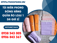 TÚI NIÊM PHONG ĐÓNG HÀNG QUẦN ÁO LOẠI 1 DA GIÁ SỈ