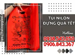Túi nilon đựng quà tết chúc mừng giá rẻ, chất lượng